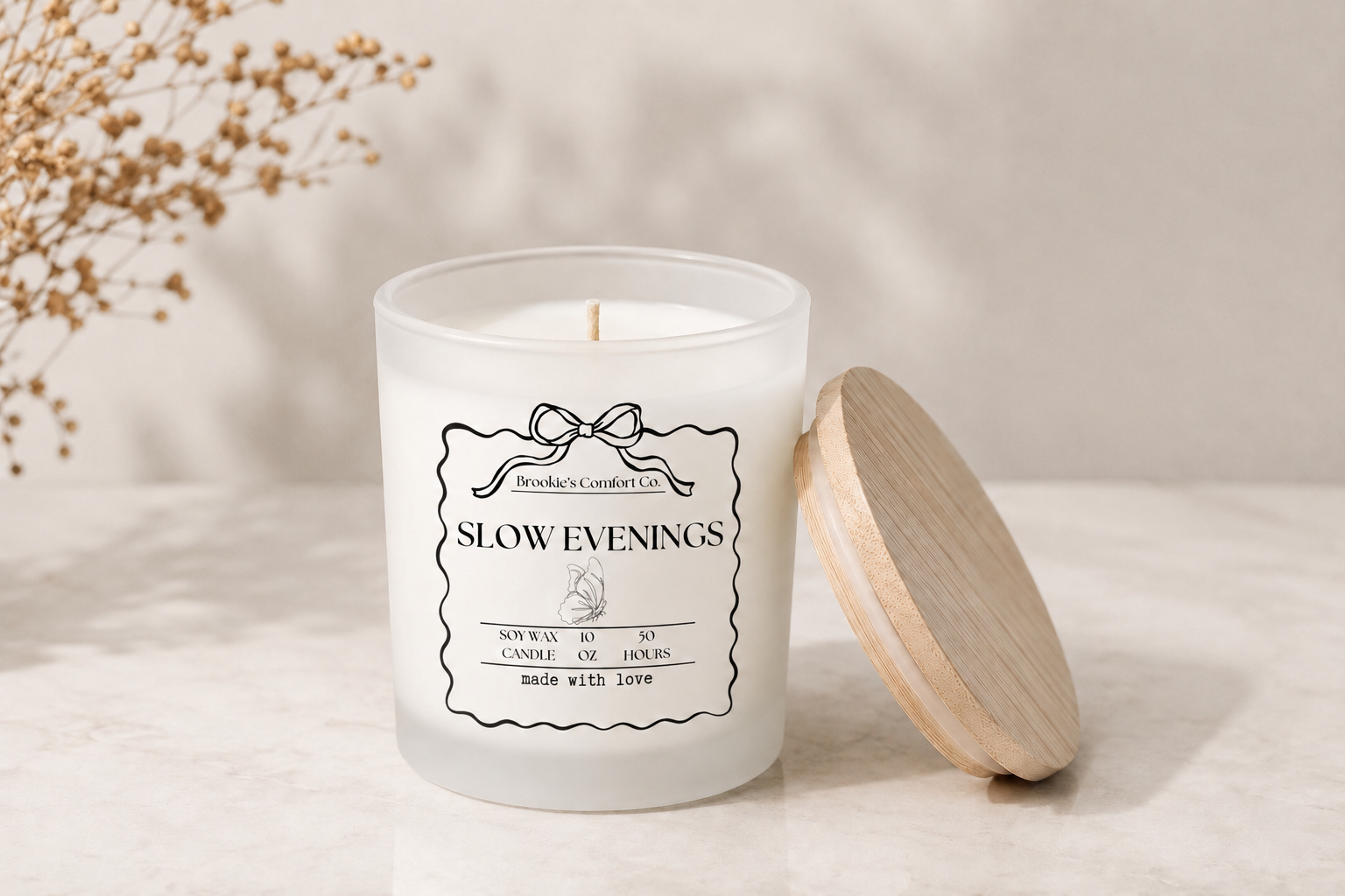 Slow Evenings — Mahogany Teakwood Soy Wax Candle