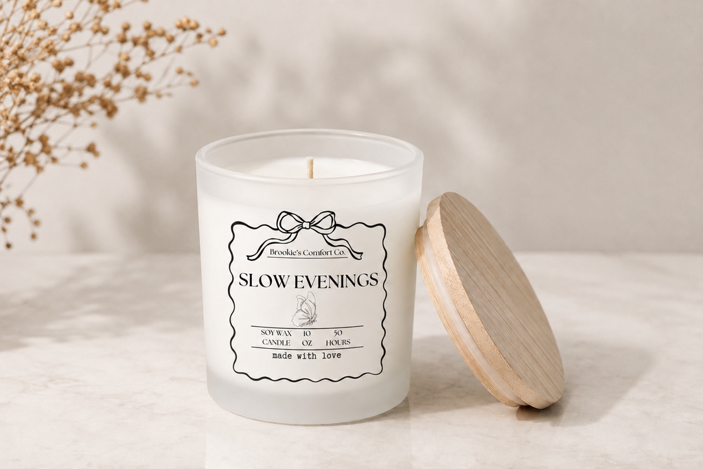 Slow Evenings — Mahogany Teakwood Soy Wax Candle