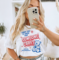 Someone Cares Funny Graphic Tee