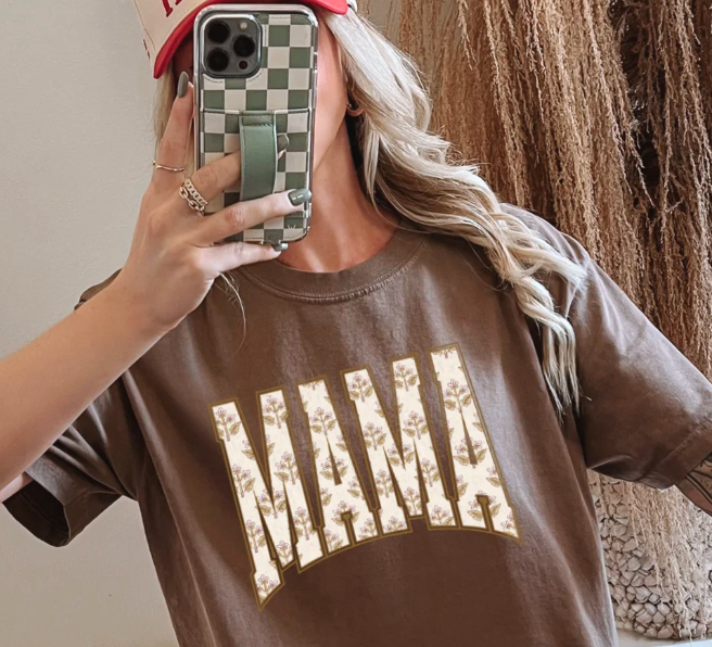 Mama Floral Graphic Tee