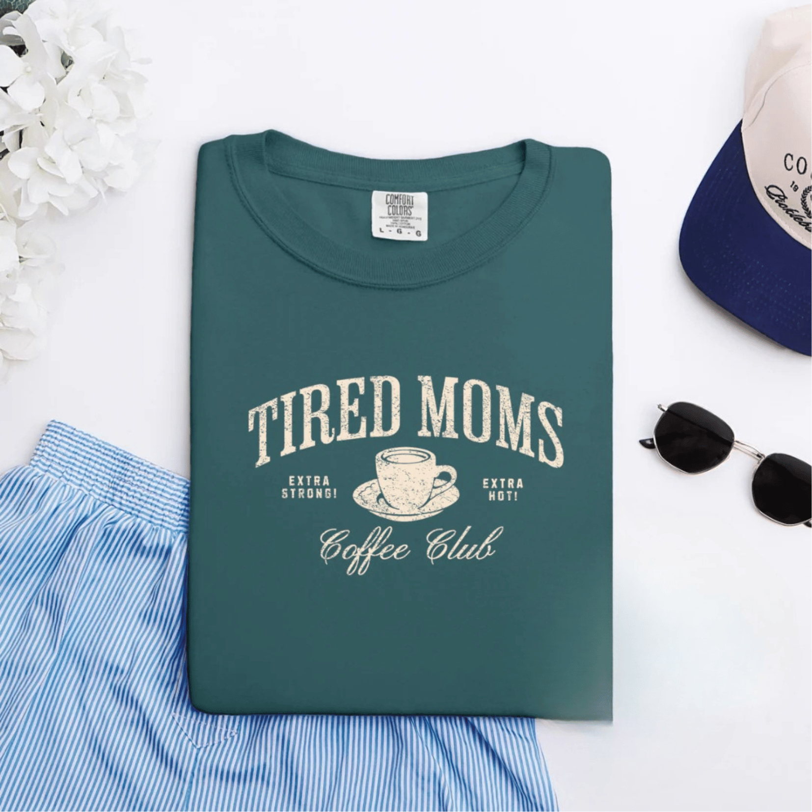 Tired Moms Coffee Club Graphic Tee