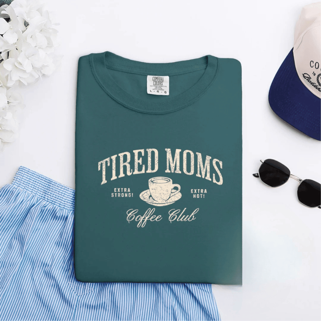 Tired Moms Coffee Club Graphic Tee